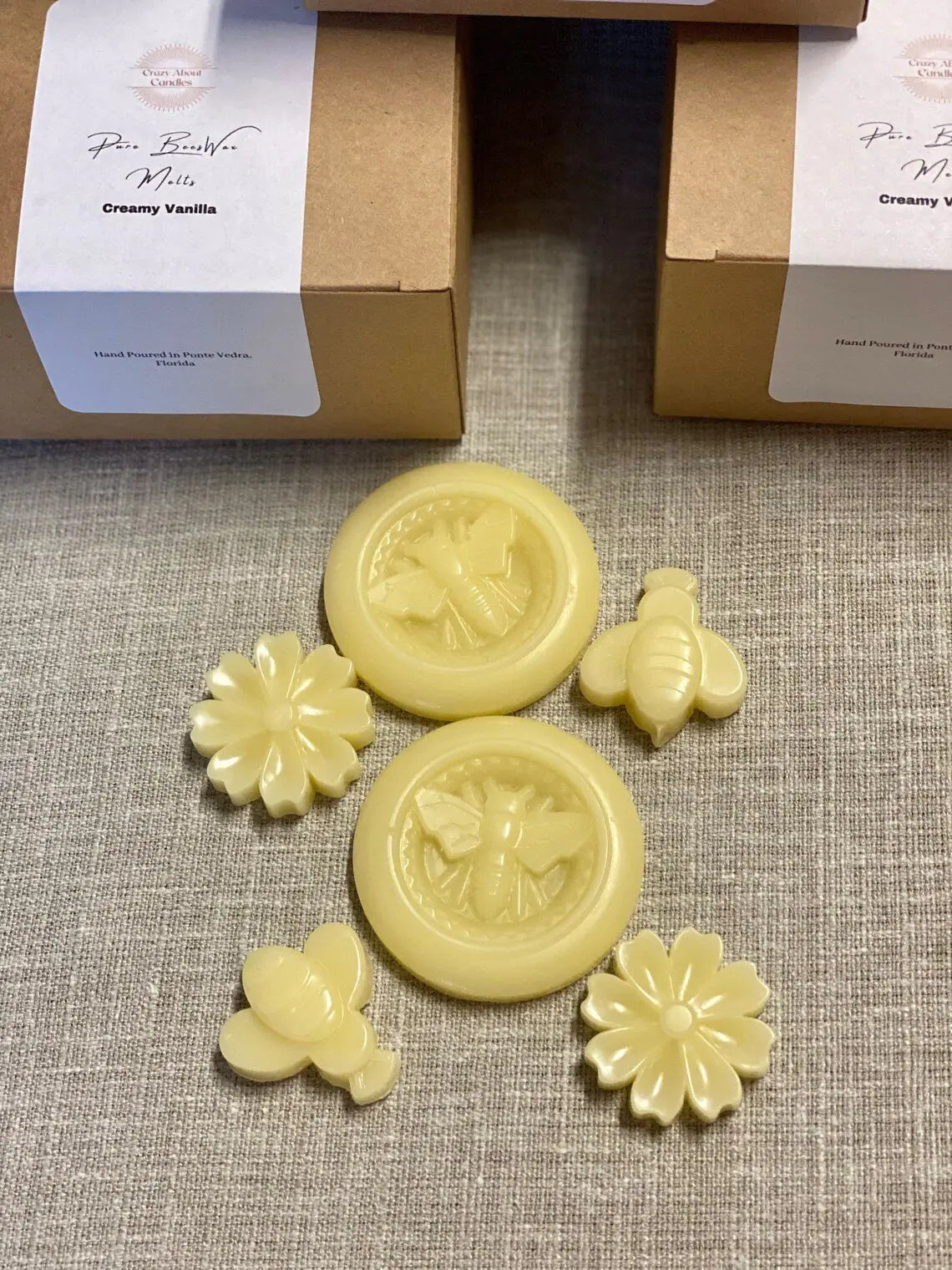 Organic Beeswax Melts 6Pcs