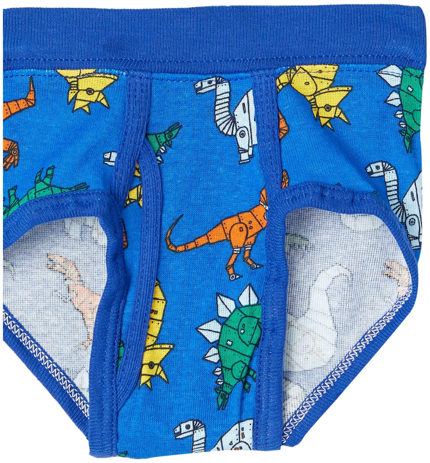 Hanes Toddler Boys' Briefs Pack, Dinosaur Printed Cotton Underwear, 10-Pack 4 Assorted - 10 Pack