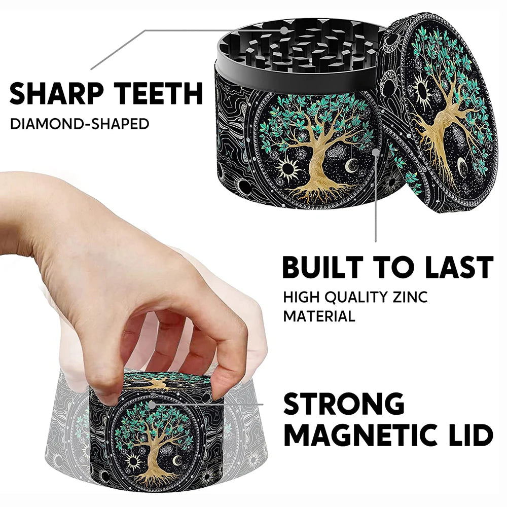 Metal  Tree of Life Grinder